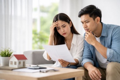 Ilustrasi kesalahan membeli rumah pemula saat memeriksa dokumen pembelian properti