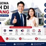 Infografis sewa rumah ekspatriat Karawang dengan fasilitas lengkap, lokasi strategis, dan hunian modern untuk Jepang dan Korea